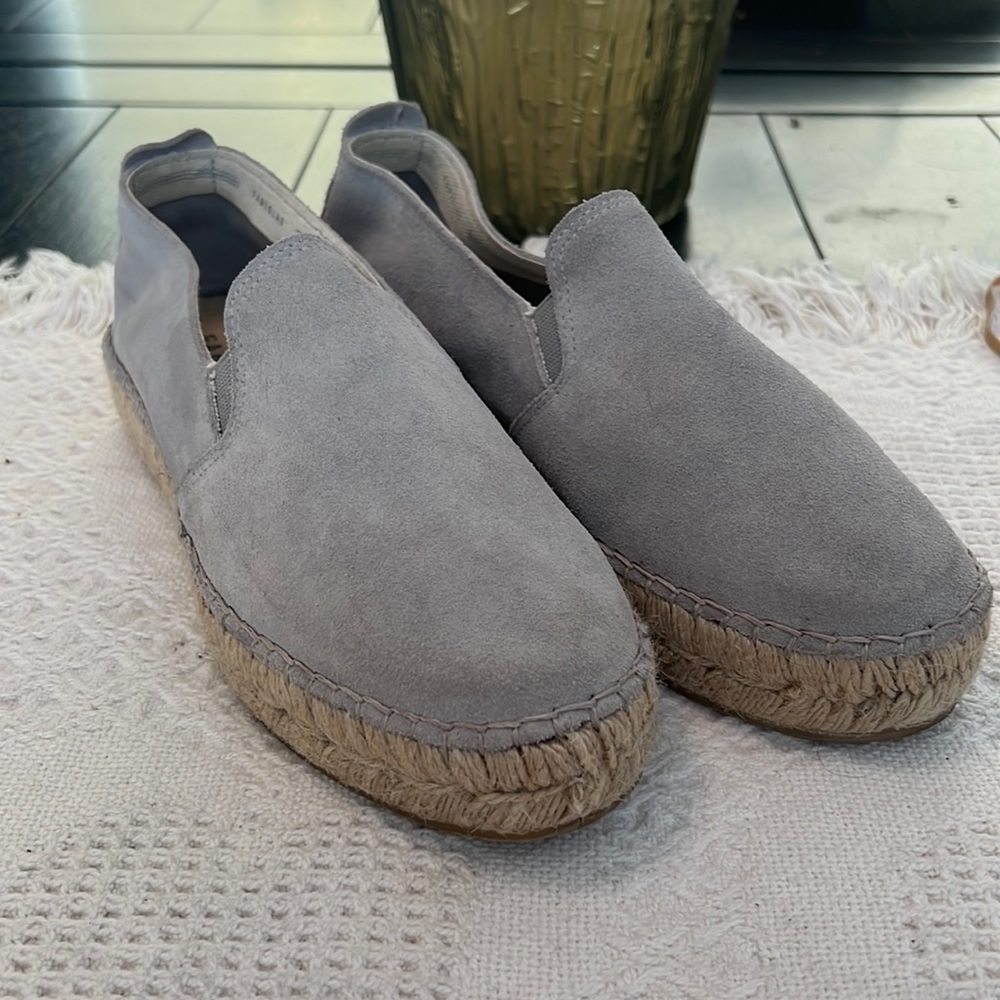 Fabiolas Suede Leather Espadrilles size 6.5